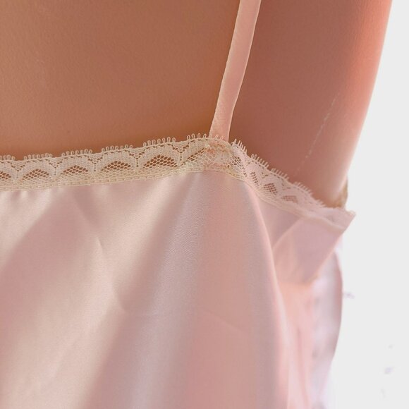Hidden Fantasies Pink Nightgown & Bedjacket Vintage 80s Peignoir Set Small - Picture 6 of 16